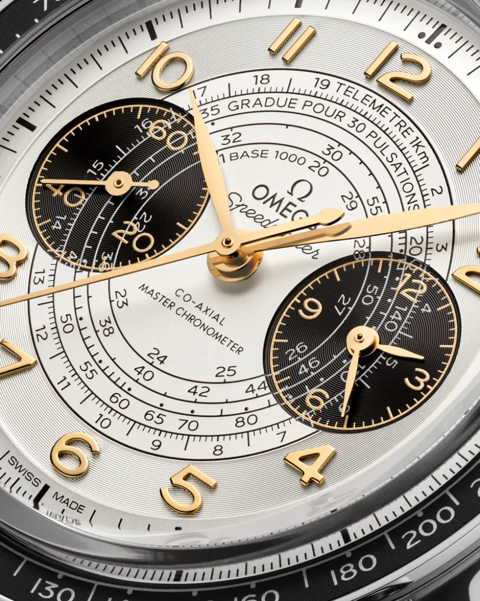 43 mm, steel on leather strap