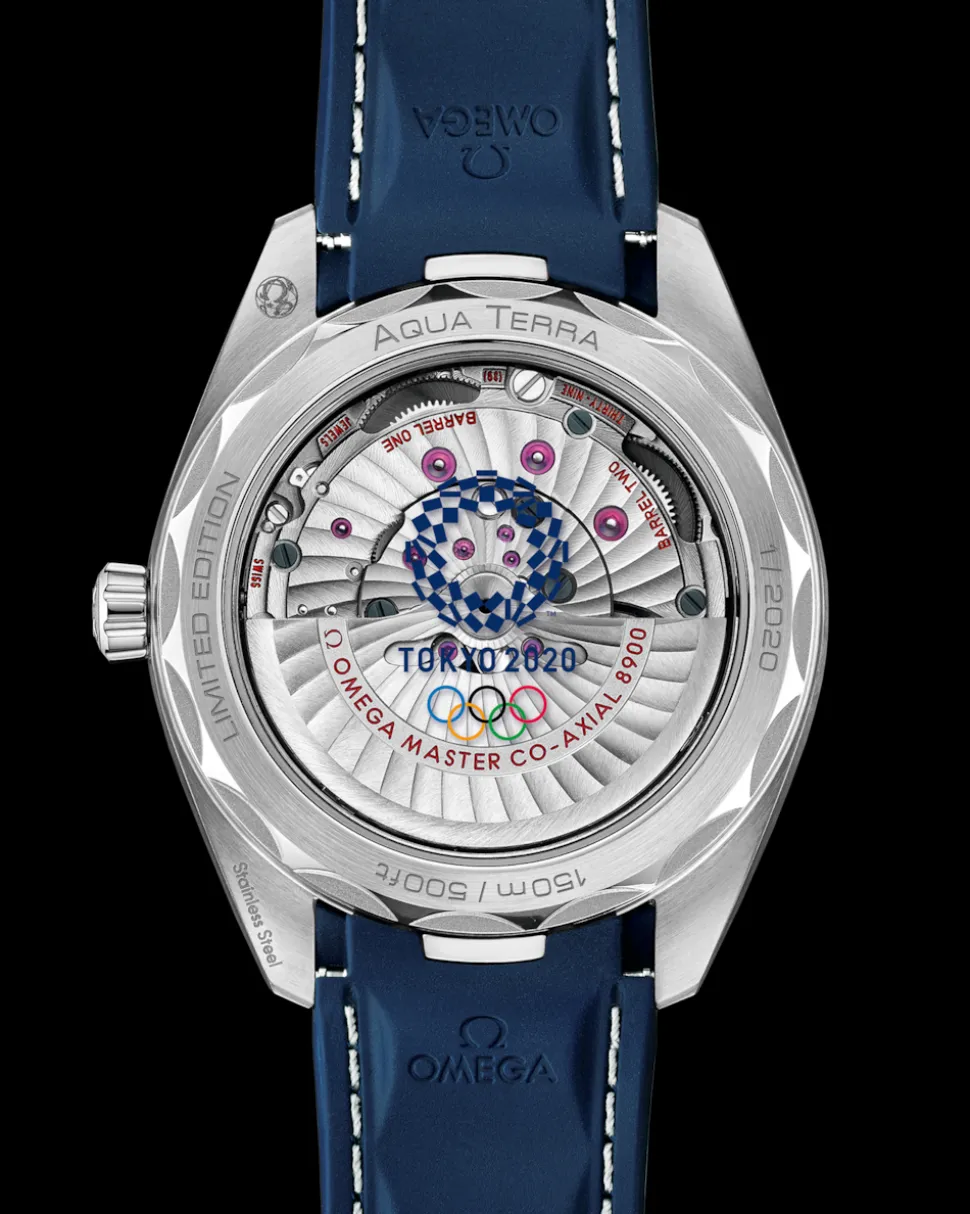 41 mm, steel on rubber strap