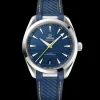 41 mm, steel on rubber strap