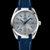 41 mm, steel on rubber strap