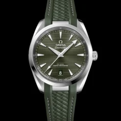 38 mm, steel on rubber strap