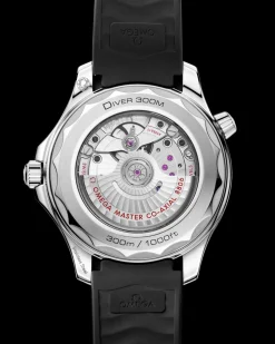 42 mm, steel on rubber strap