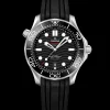 42 mm, steel on rubber strap
