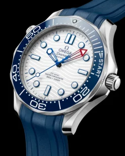 42 mm, steel on rubber strap