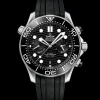 44 mm, steel on rubber strap