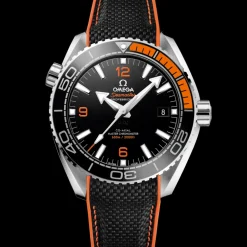 43.5 mm, steel on rubber strap