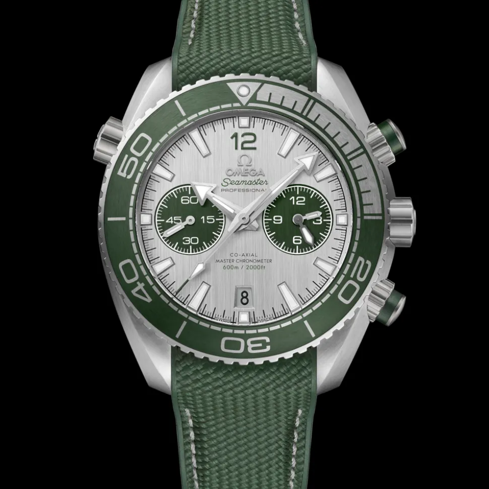 45.5 mm, steel on rubber strap