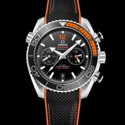 45.5 mm, steel on rubber strap