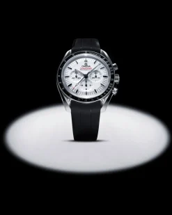 42 mm, steel on rubber strap