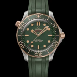 42 mm, titanium ‑ Bronze gold on rubber strap