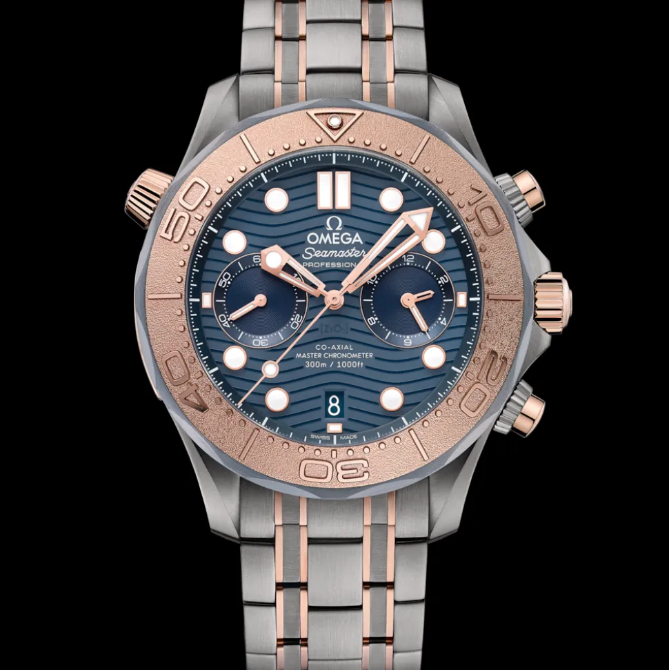 44 mm, titanium ‑ tantalum ‑ Sedna™ gold on titanium ‑ tantalum ‑ Sedna™ gold