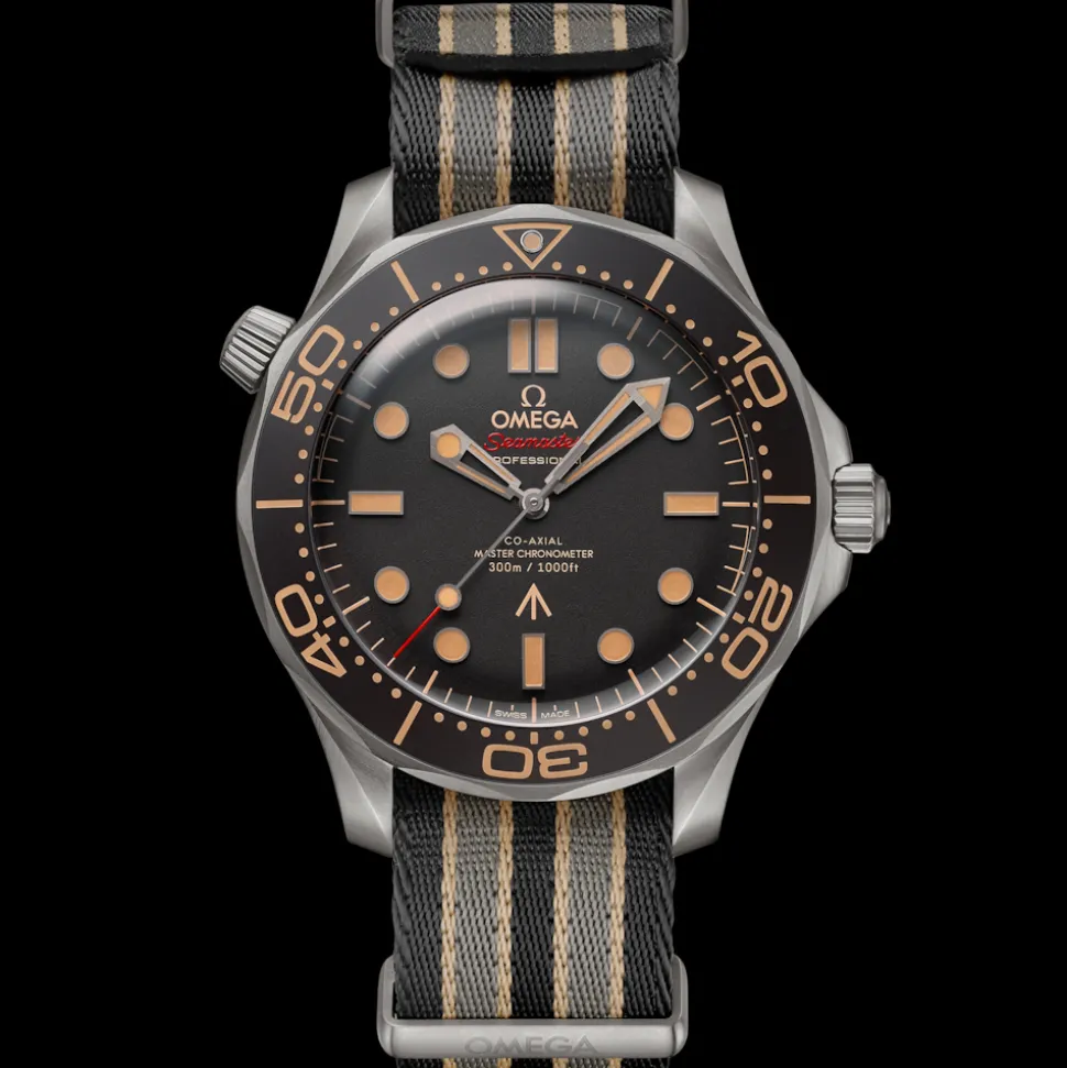 42 mm, titanium on NATO strap
