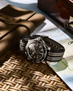 42 mm, titanium on NATO strap