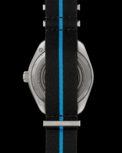 45.5 mm, titanium on NATO strap