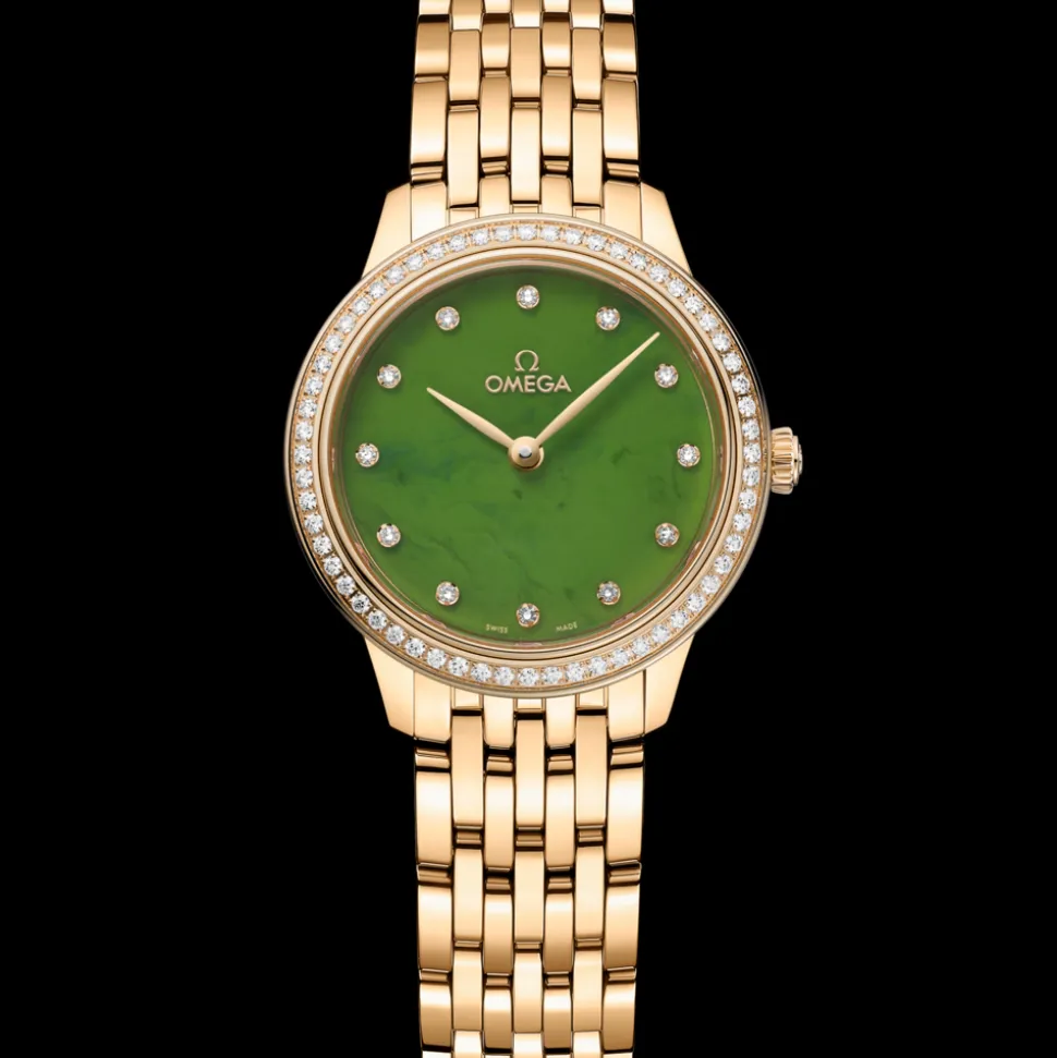 27.5 mm, yellow gold on yellow gold