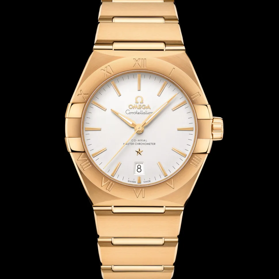 39 mm, yellow gold on yellow gold