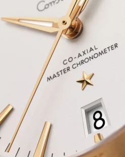 39 mm, yellow gold on yellow gold