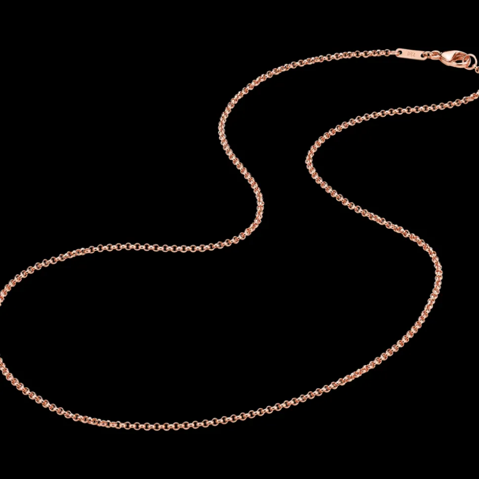 Necklace, 18k red gold