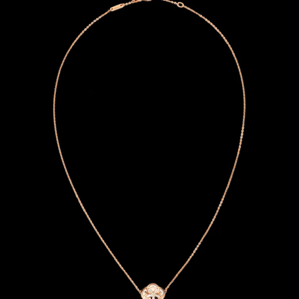 Necklace, 18k red gold, mother‑of‑pearl