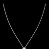 Necklace, 18k white gold, diamonds