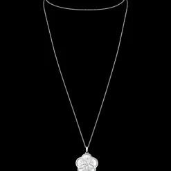 Necklace, 18k white gold, diamonds, mother‑of‑pearl