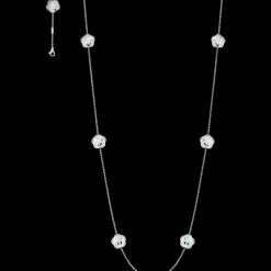 Necklace, 18k white gold, mother‑of‑pearl
