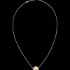 Necklace, 18k yellow gold, mother‑of‑pearl