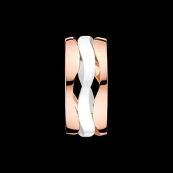 Pendant, 18k red gold, ceramic