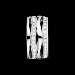 Pendant, 18k white gold, diamonds