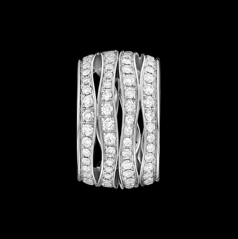 Pendant, 18k white gold, diamonds