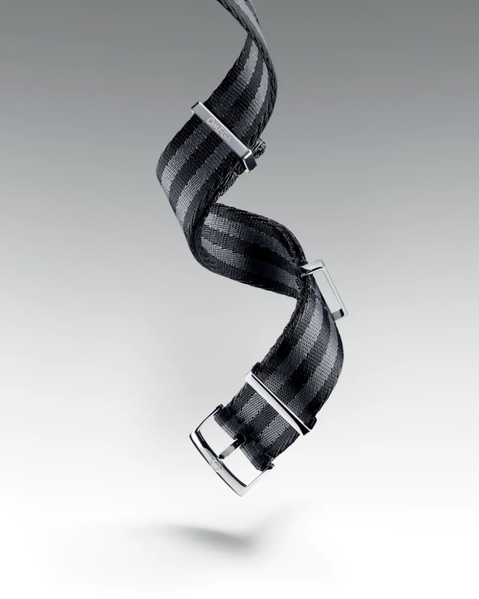Polyamide, 5 stripe black grey