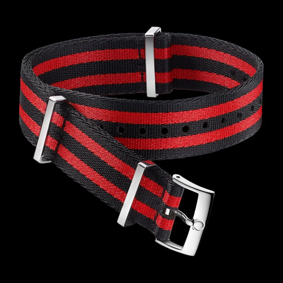 Polyamide, 5 stripe black red