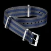 Polyamide, 5 stripe grey and blue