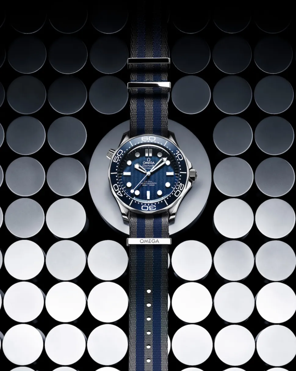 Polyamide, 5 stripe grey and blue