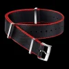 Polyamide, black red bordered