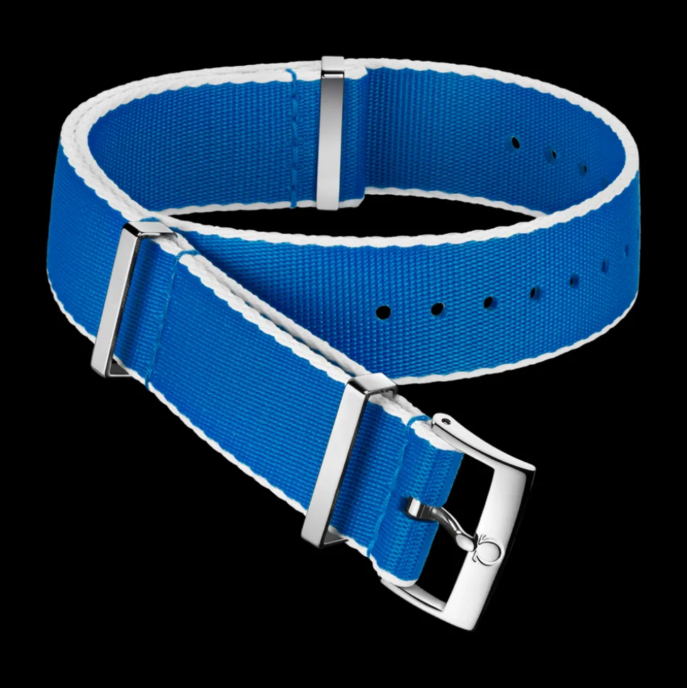 Polyamide, blue and white