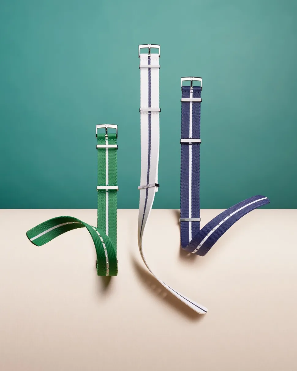 Polyamide, blue and white