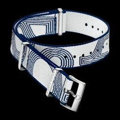 Polyamide, blue and white