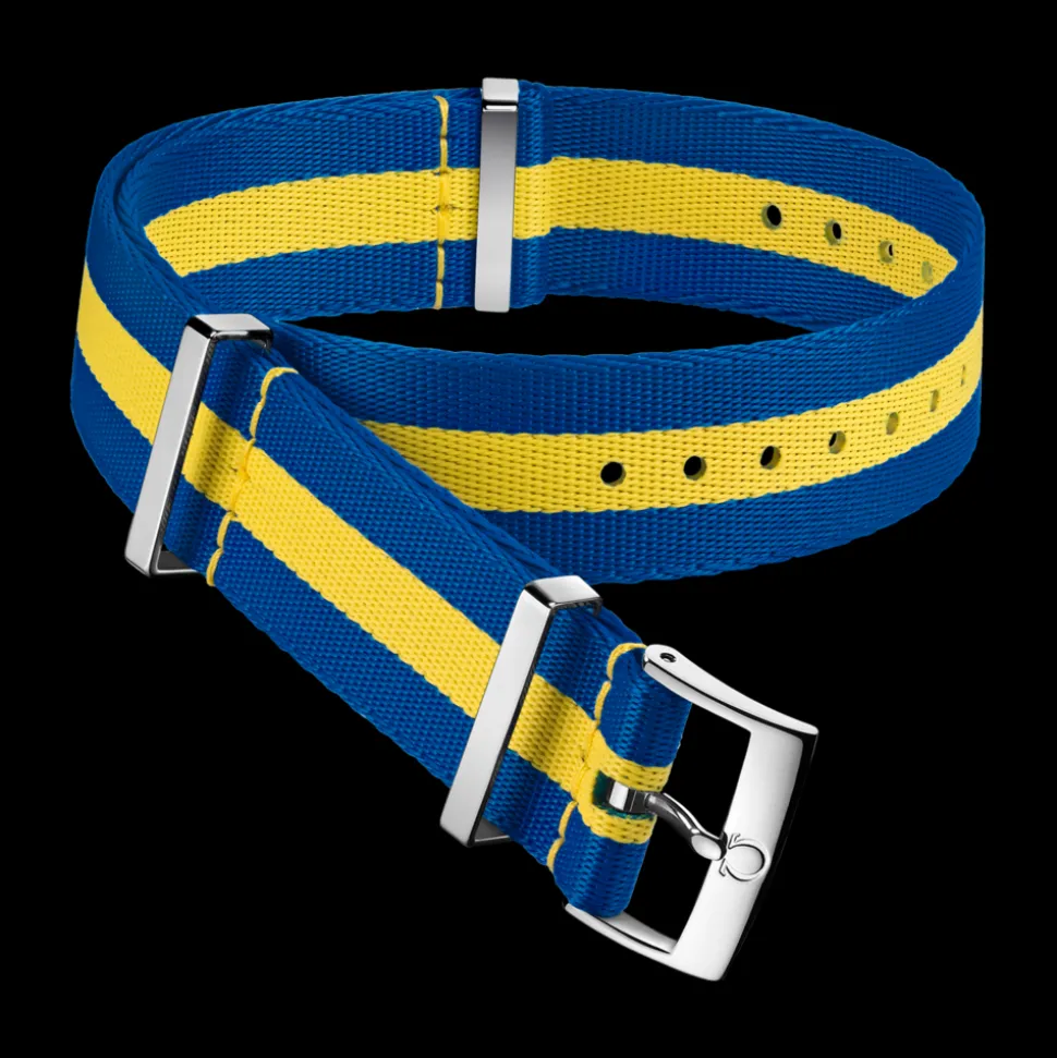 Polyamide, blue and yellow