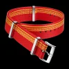 Polyamide, red and yellow