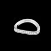 Ring, 18k white gold, diamonds
