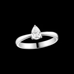 Ring, 18k white gold, diamonds