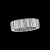 Ring, 18k white gold, diamonds