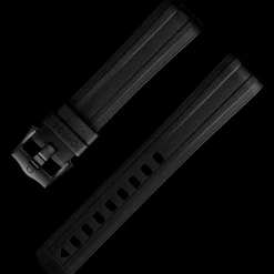 Seamaster Diver 300M black rubber strap with pin buckle