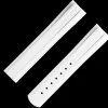 Seamaster Diver 300M white rubber strap with foldover clasp