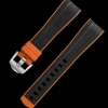 Seamaster Planet Ocean Ultra Deep black rubber strap with pin buckle