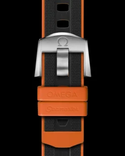 Seamaster Planet Ocean Ultra Deep black rubber strap with pin buckle