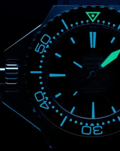 55x45 mm, O‑MEGASTEEL on rubber strap
